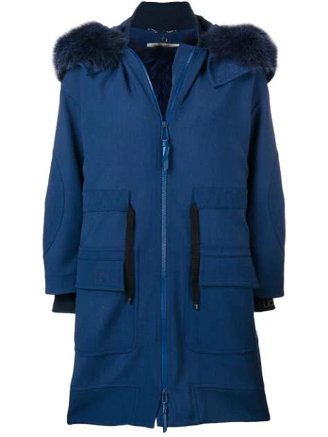 fendi winterjacke damen|Fendi ladies overcoat.